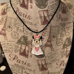 Minnie Mouse Bride necklace